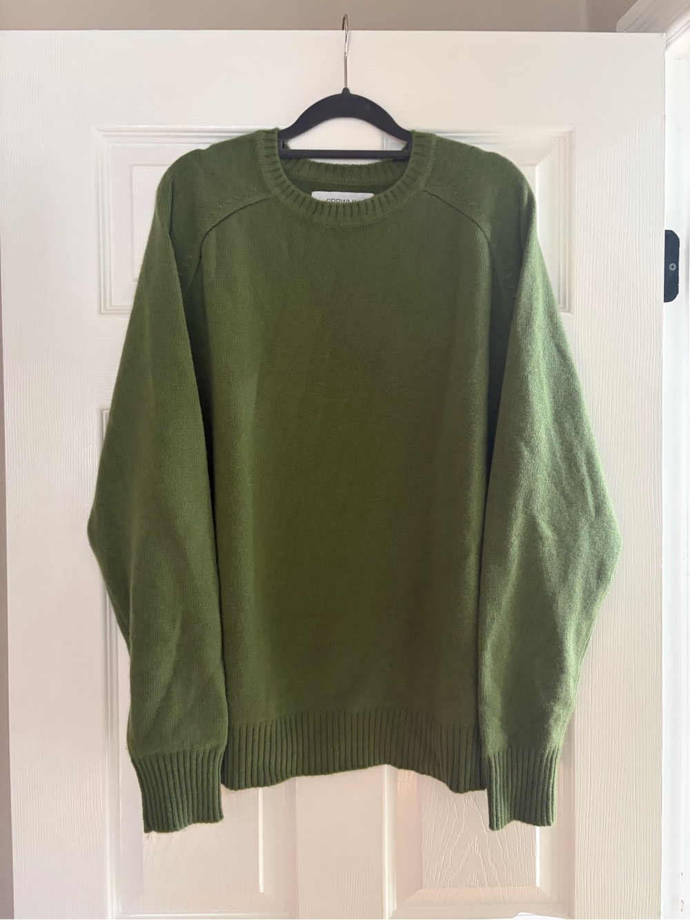 Women’s  Olive Green Crewneck Sweater
